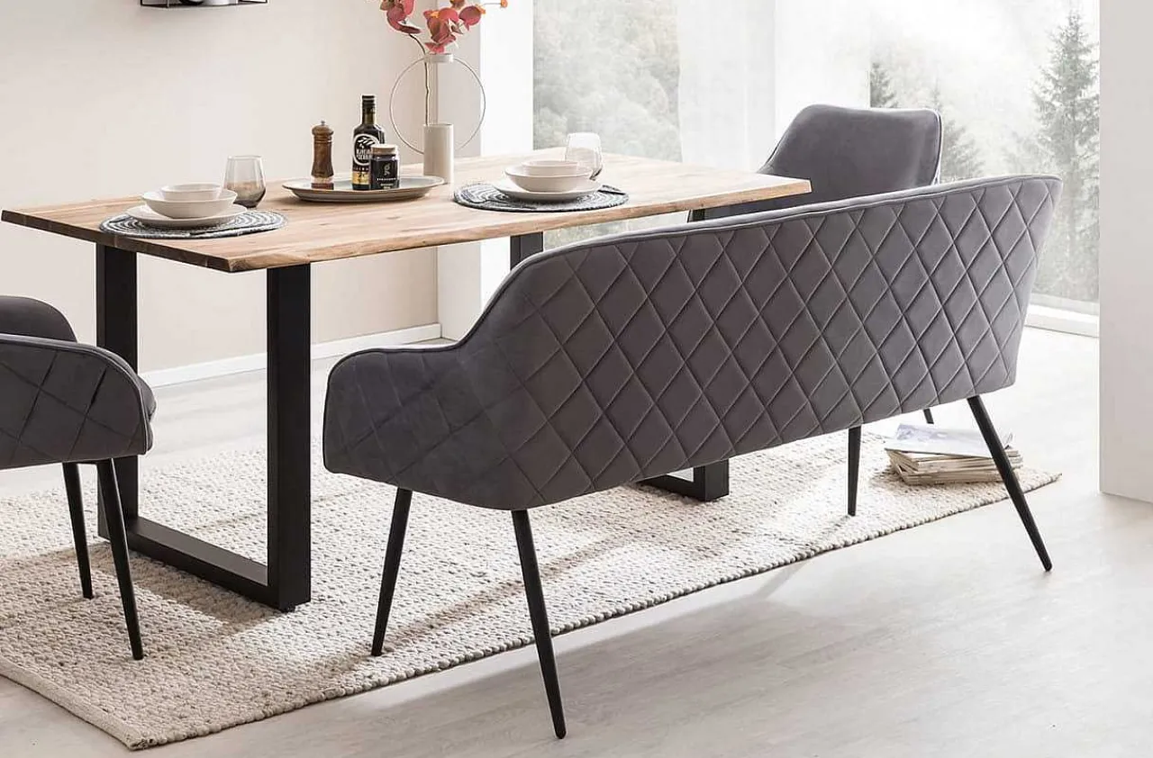 mutoni casual Sitzbank Oramix Grau 160X61> Bänke