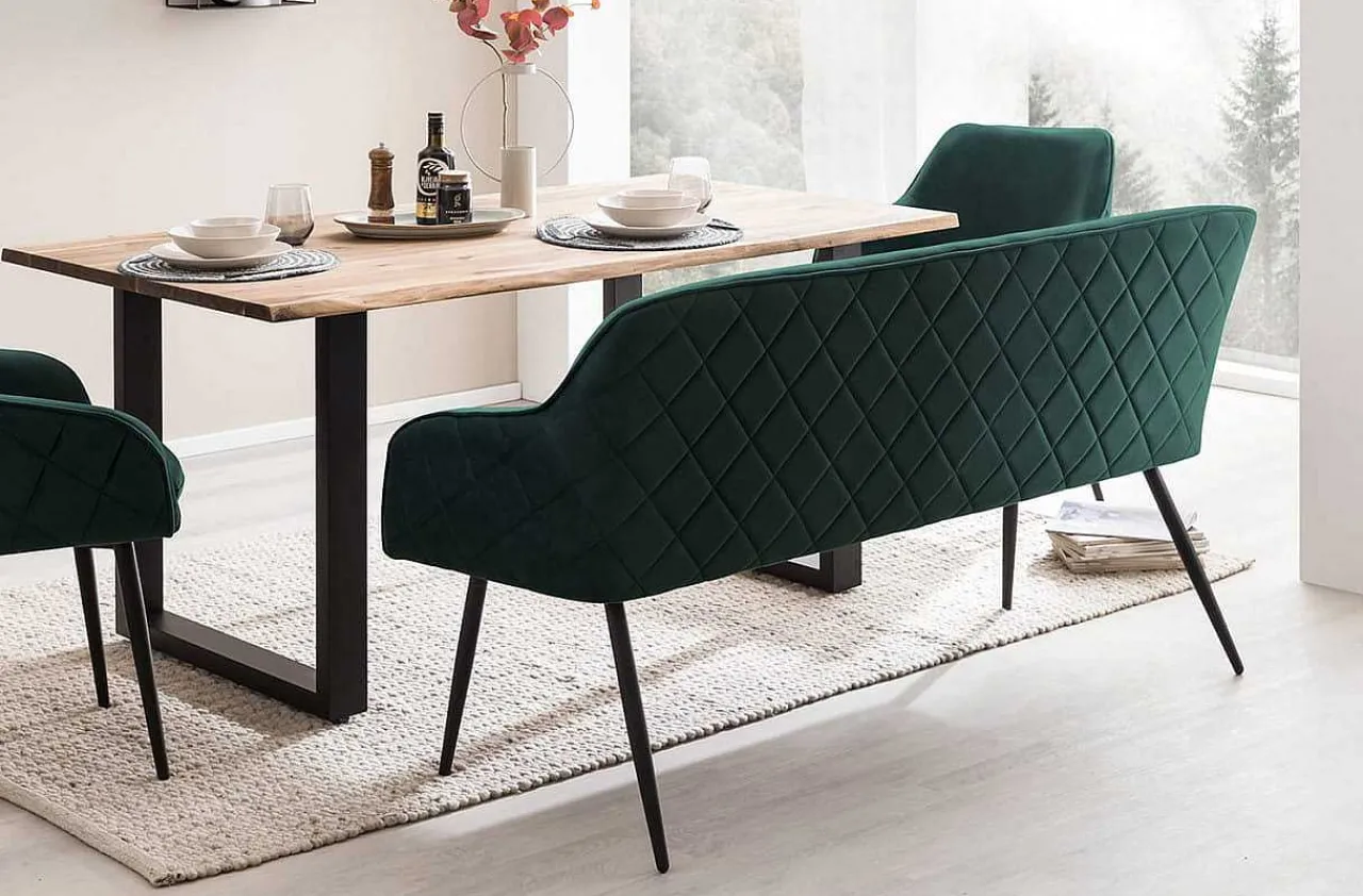mutoni casual Sitzbank Oramix Tannengrun 160X61> Bänke