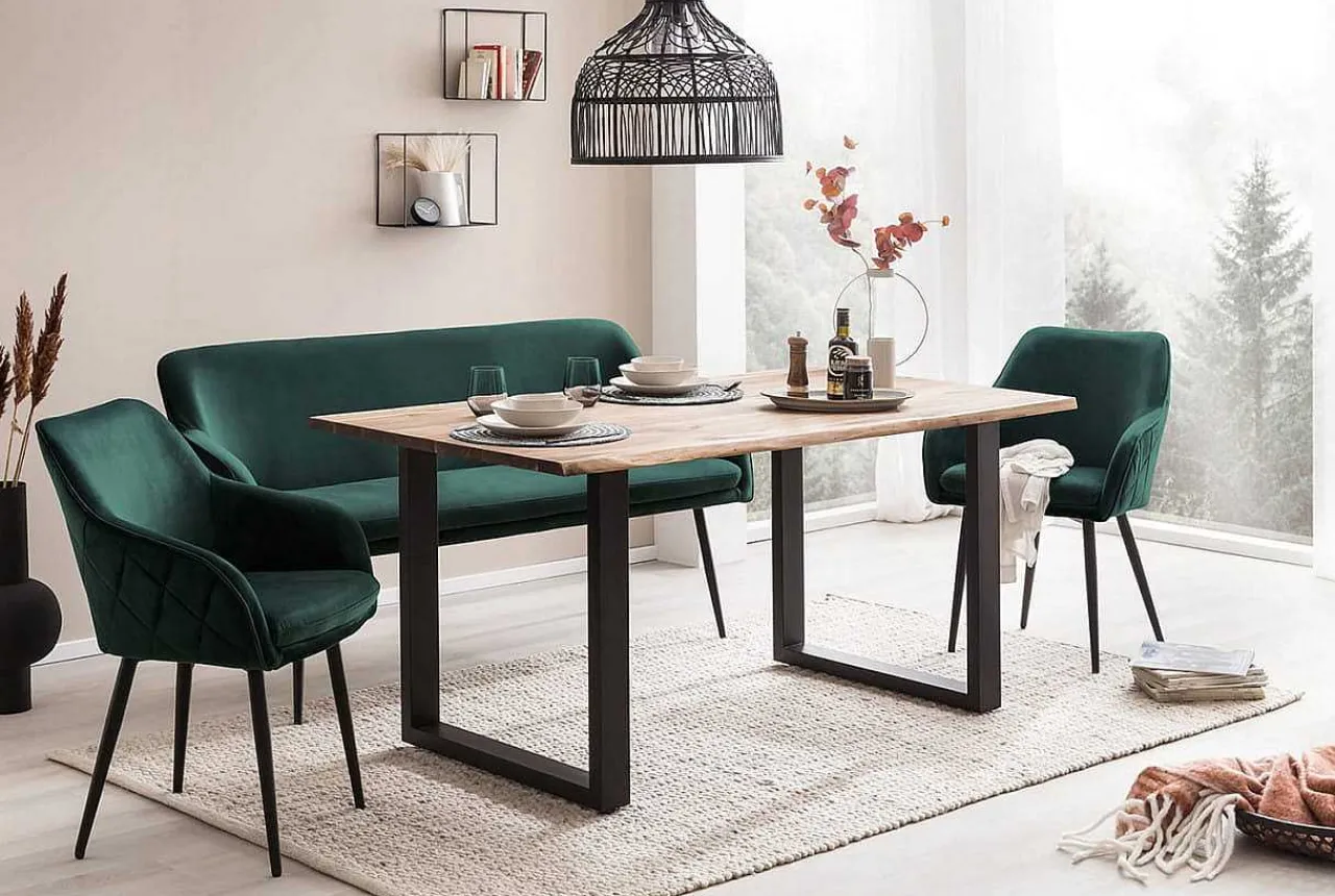 mutoni casual Sitzbank Oramix Tannengrun 160X61> Bänke