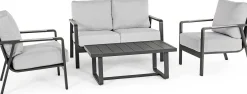 mutoni lifestyle Sitzgruppe Antares Anthrazit (4-Tlg)><noscript><img width=