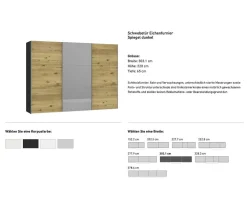 Jutzler Slideline Schwebetu Renschrank 3-Tu Rig 303X220> Kleiderschränke