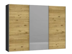 Jutzler Slideline Schwebetu Renschrank 3-Tu Rig 303X220> Kleiderschränke