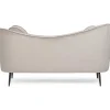 mutoni lifestyle Sofa Candis Hellgrau 2 Platzer 163X80> Stoffsofas