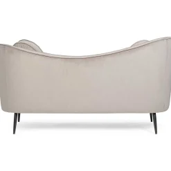 mutoni lifestyle Sofa Candis Hellgrau 2 Platzer 163X80> Stoffsofas