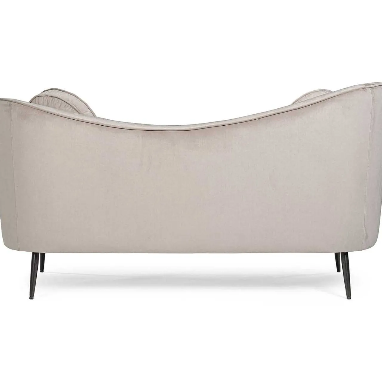 mutoni lifestyle Sofa Candis Hellgrau 2 Platzer 163X80> Stoffsofas