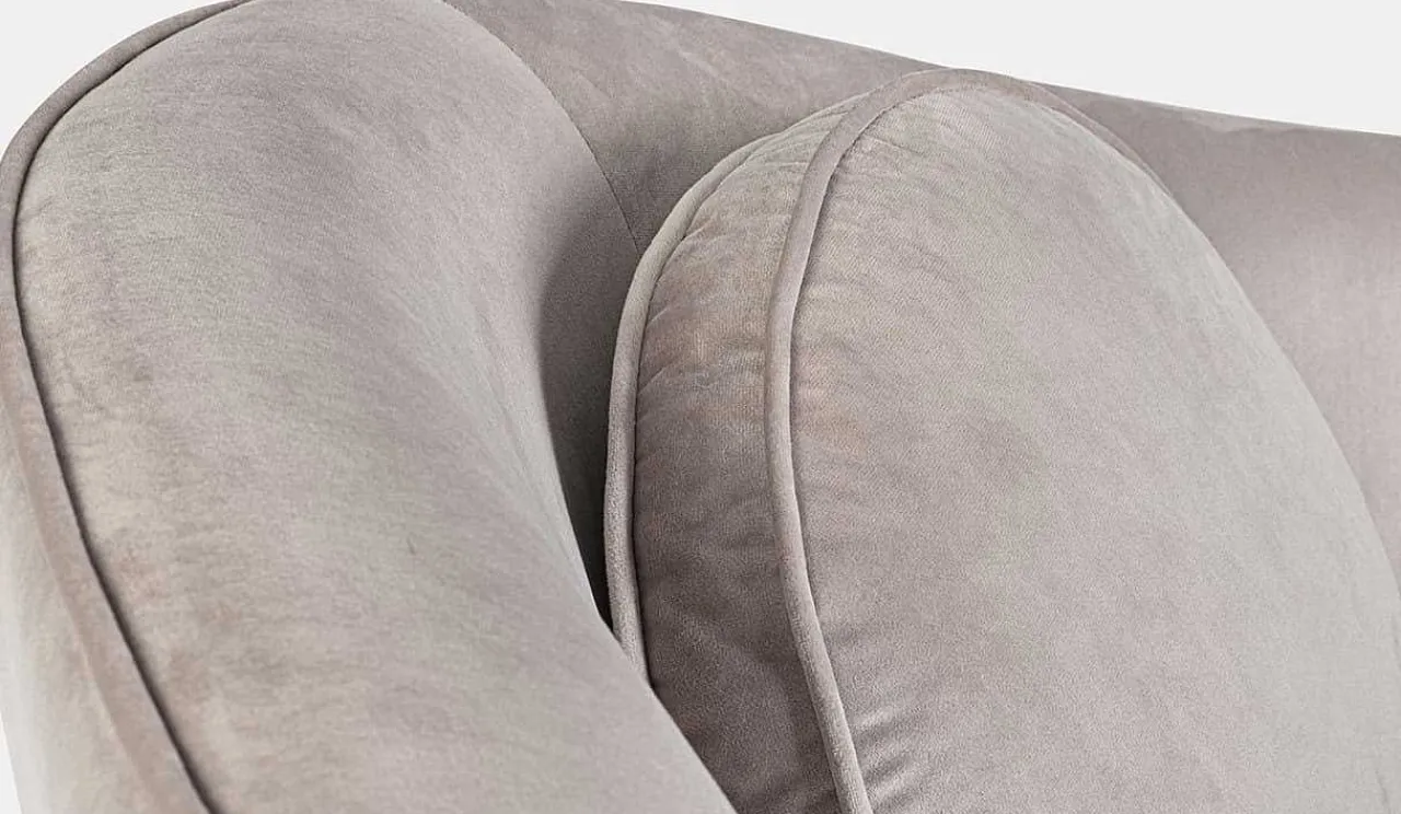 mutoni lifestyle Sofa Candis Hellgrau 2 Platzer 163X80> Stoffsofas