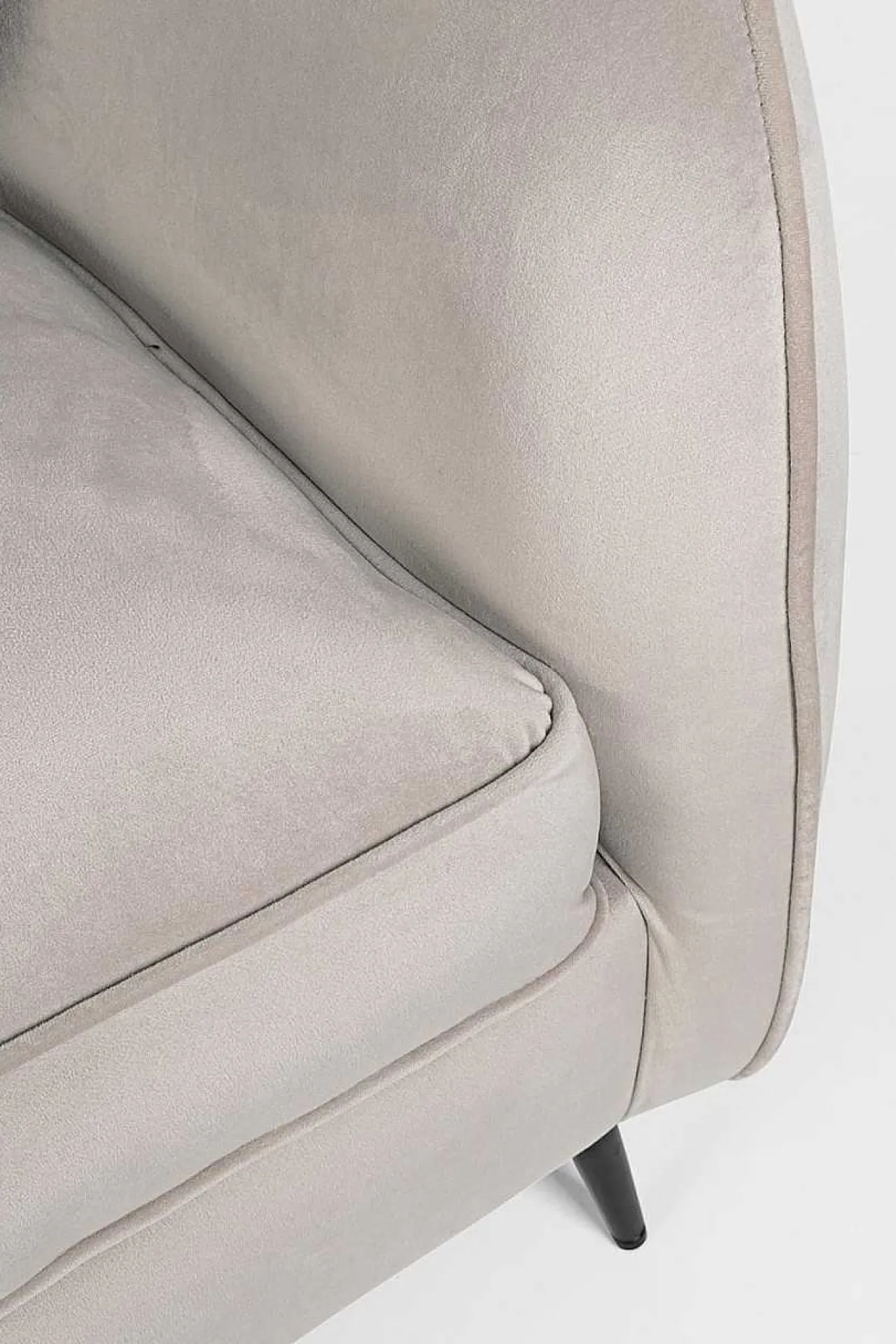 mutoni lifestyle Sofa Candis Hellgrau 2 Platzer 163X80> Stoffsofas
