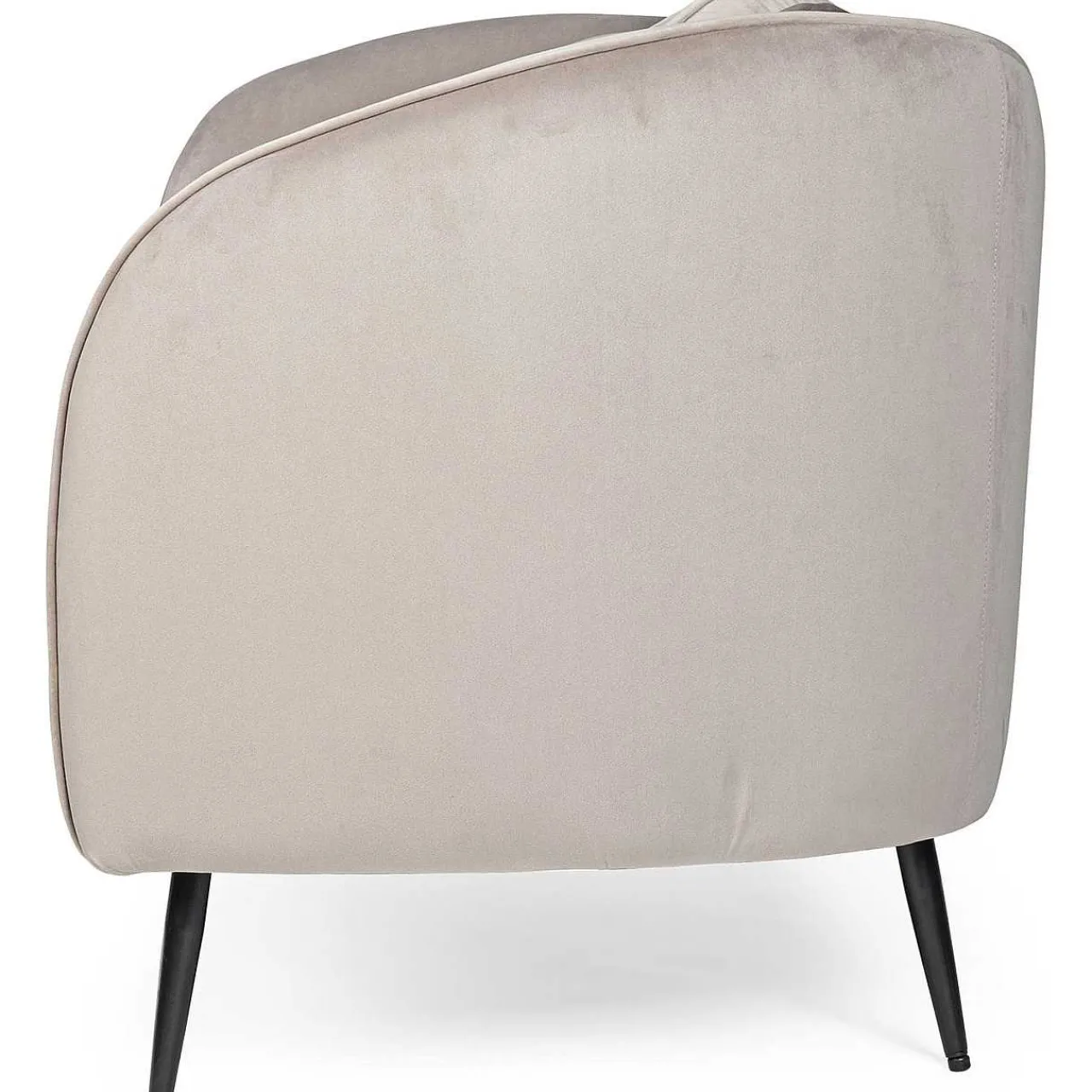 mutoni lifestyle Sofa Candis Hellgrau 2 Platzer 163X80> Stoffsofas