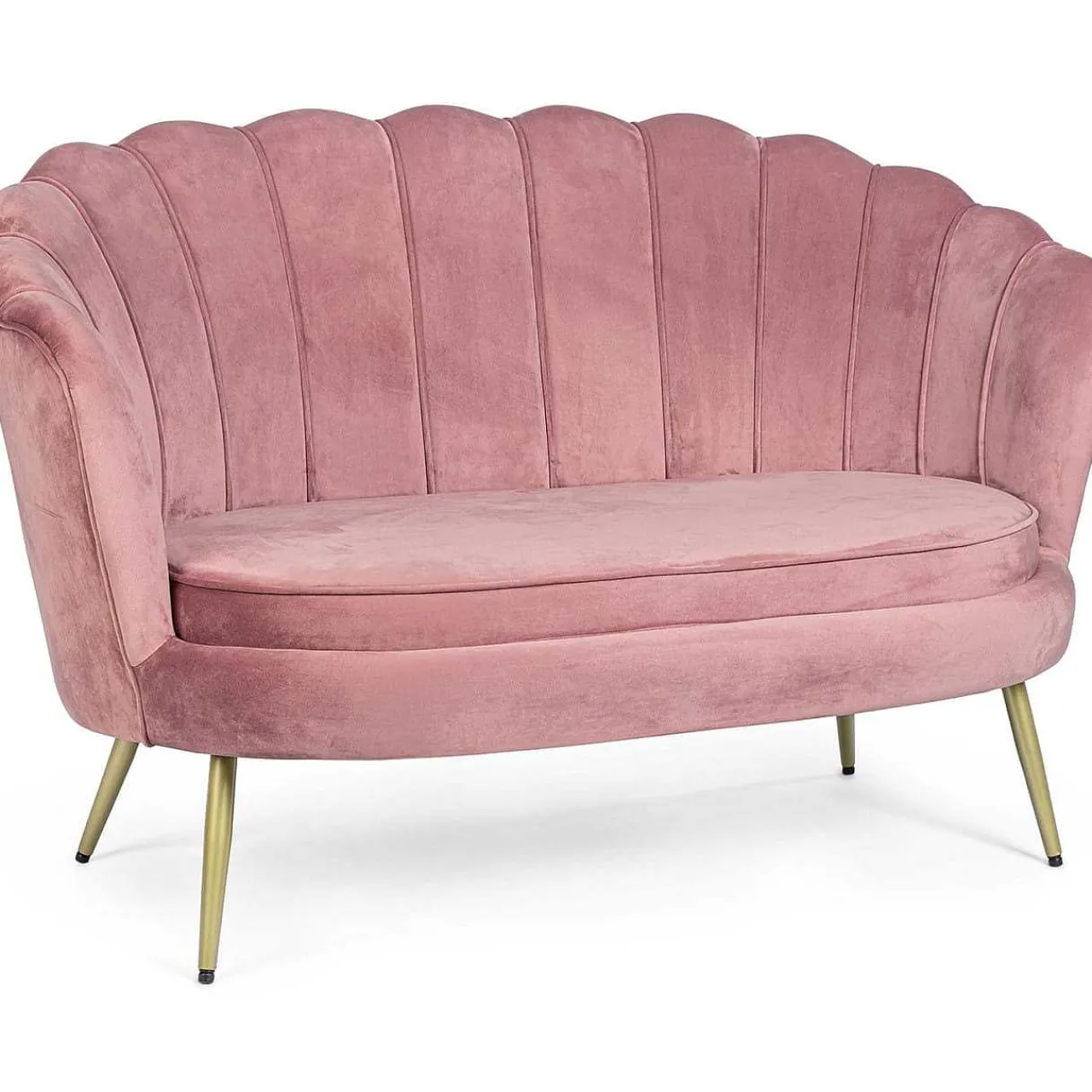 mutoni lifestyle Sofa Giliola Antike Rosa 2 Platzer 130X83> Stoffsofas