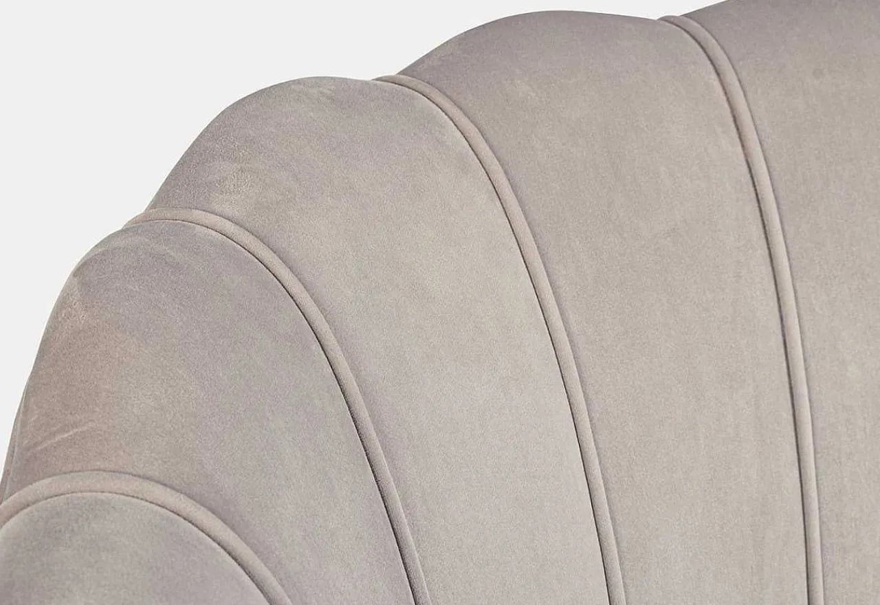 mutoni lifestyle Sofa Giliola Hellgrau 2 Platzer 130X83> Stoffsofas