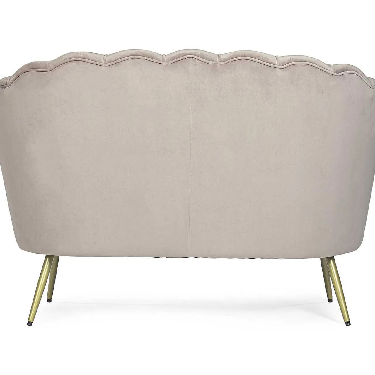 mutoni lifestyle Sofa Giliola Hellgrau 2 Platzer 130X83> Stoffsofas