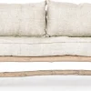 mutoni lifestyle Sofa Mit Kissen Sahel Natur 140> Stoffsofas