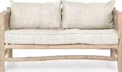 mutoni lifestyle Sofa Mit Kissen Sahel Natur 140> Stoffsofas