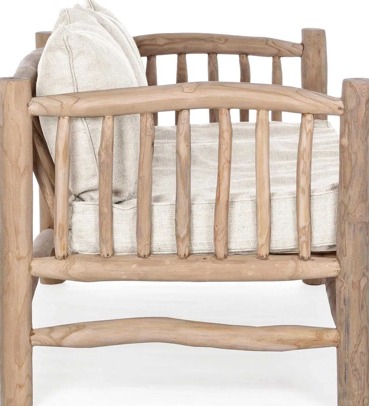 mutoni lifestyle Sofa Mit Kissen Sahel Natur 140> Stoffsofas