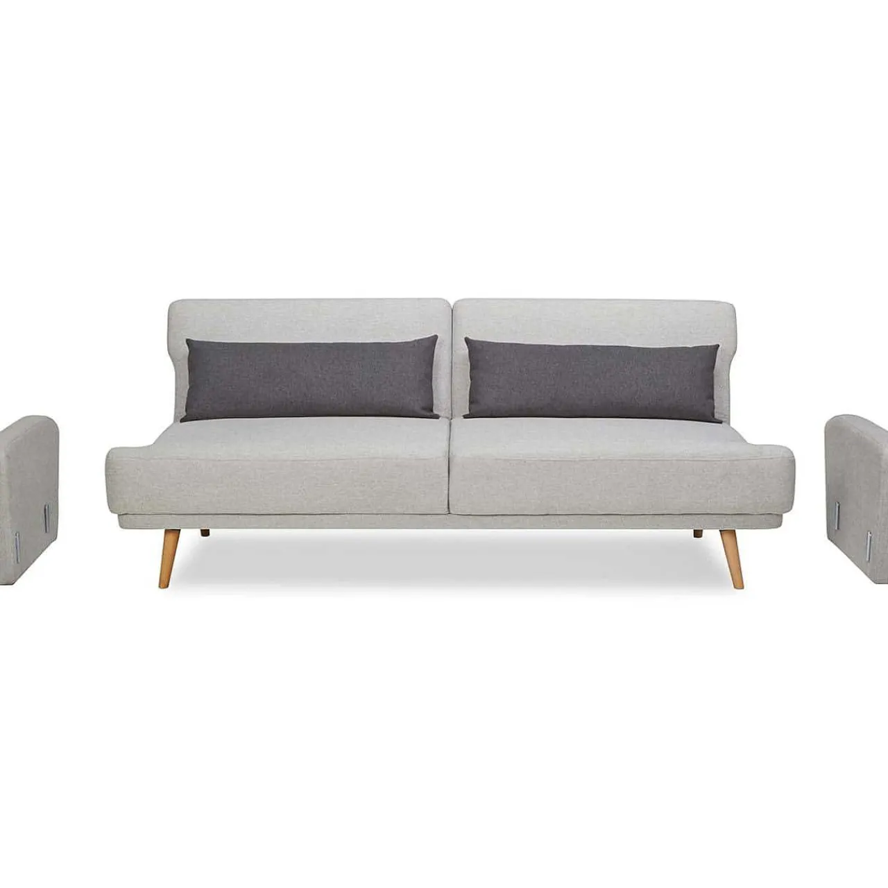 mutoni casual Sofa Orvanto Hellgrau 214> Bettsofas