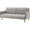 mutoni casual Sofa Rilvanta Hellgrau 188> Bettsofas