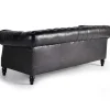 mutoni inspiration Sofa Rindsleder Schwarz 220> Sofas