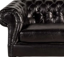 mutoni inspiration Sofa Rindsleder Schwarz 220><noscript><img width=