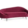 mutoni lifestyle Sofa Seraphin Wine 2 Platzer 183X80> Stoffsofas