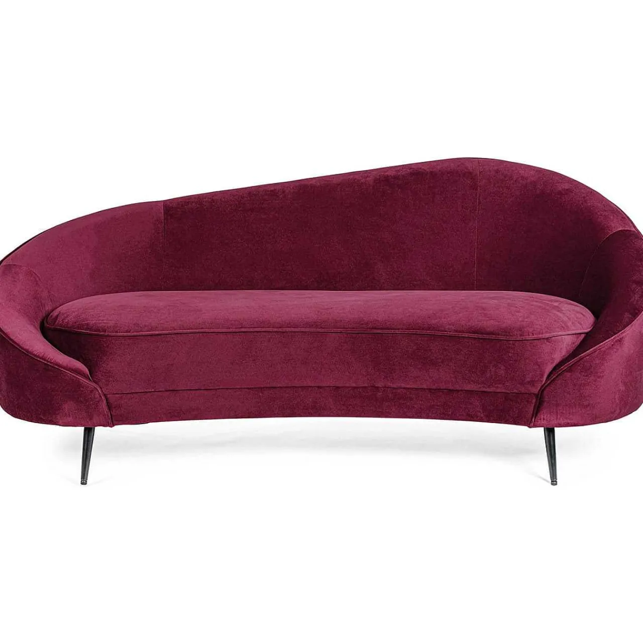 mutoni lifestyle Sofa Seraphin Wine 2 Platzer 183X80> Stoffsofas