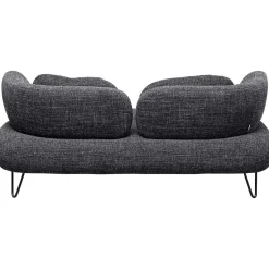 KARE Design Sofa 2-Sitzer Peppo Melange Schwarz 182><noscript><img width=