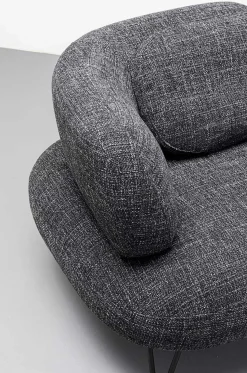 KARE Design Sofa 2-Sitzer Peppo Melange Schwarz 182><noscript><img width=