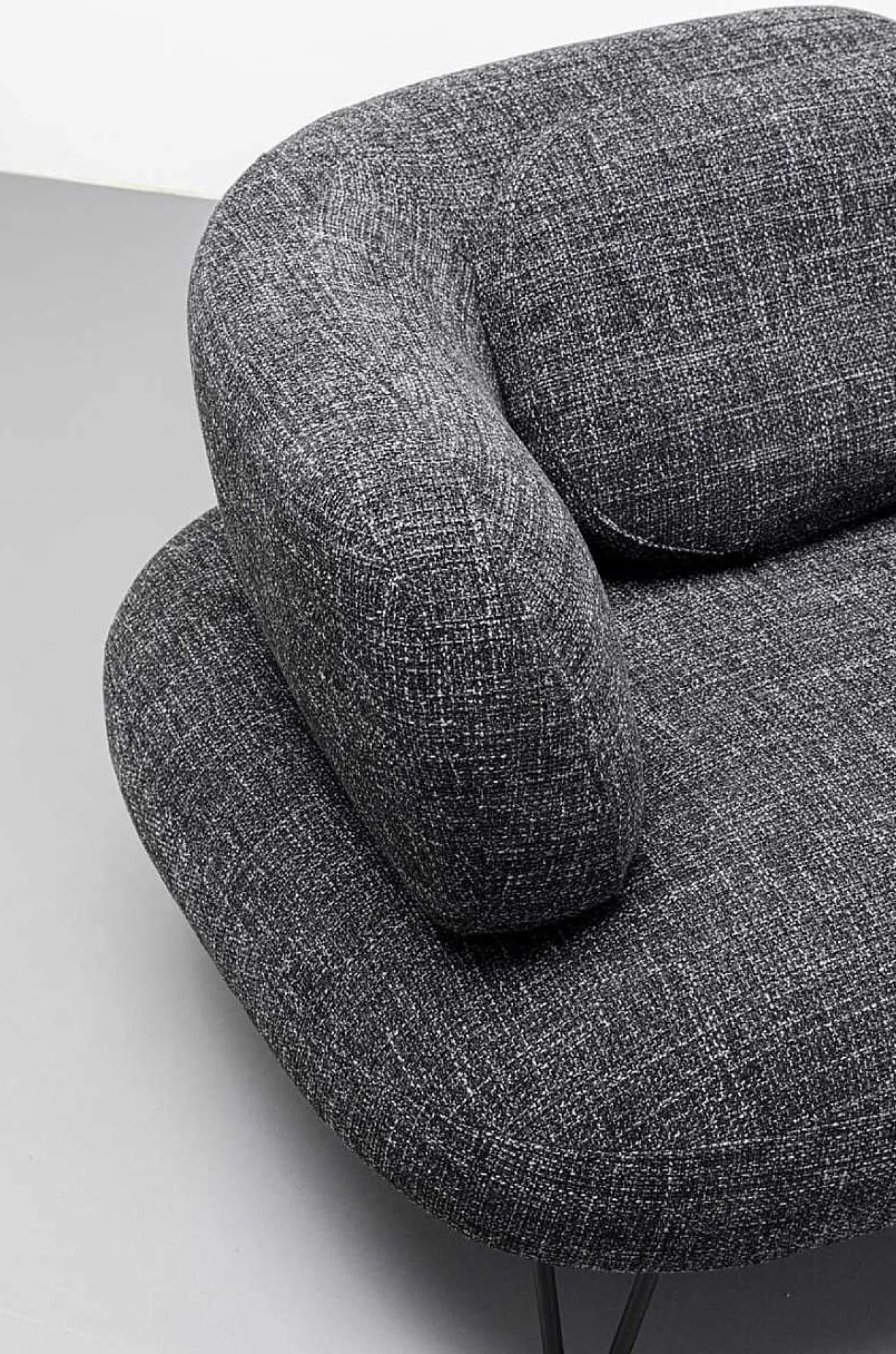 KARE Design Sofa 2-Sitzer Peppo Melange Schwarz 182> Sofas
