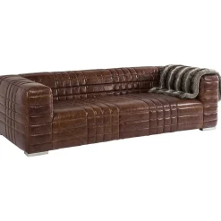 KARE Design Sofa Square Dance> Ledersofas