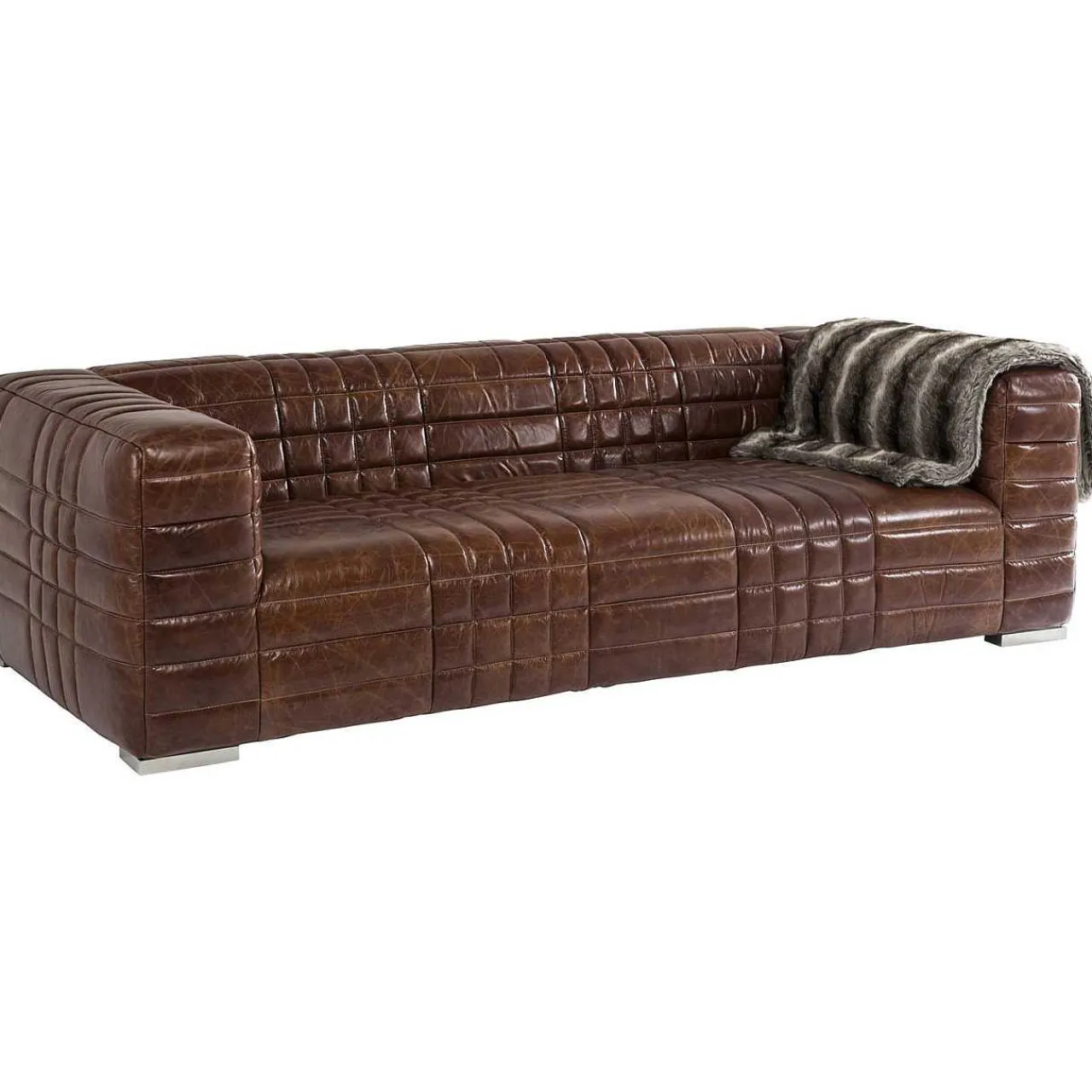 KARE Design Sofa Square Dance> Ledersofas