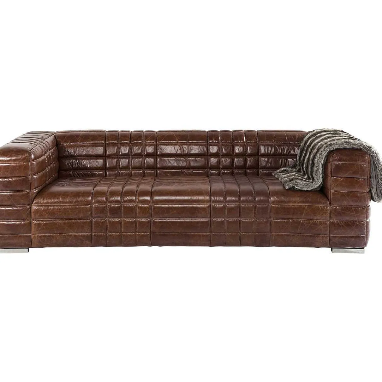 KARE Design Sofa Square Dance> Ledersofas