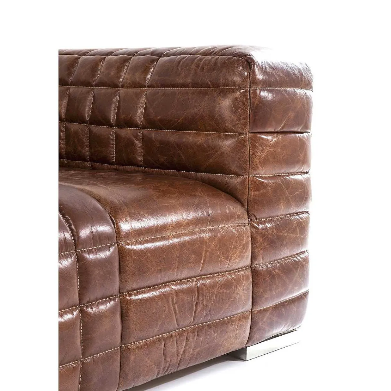 KARE Design Sofa Square Dance> Ledersofas