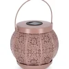 mutoni lifestyle Solarlaterne Naira Rosa Rund> Laternen