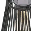 mutoni lifestyle Solarlaterne Nikhita Schwarz Rund> Laternen