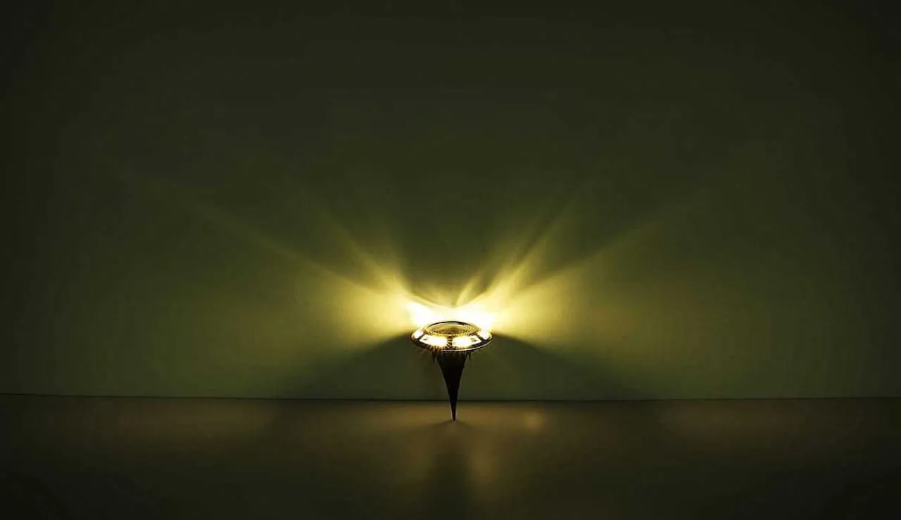 mutoni light Solarleuchte Edelstahl Kupferfarben 12Xled> Solarleuchten