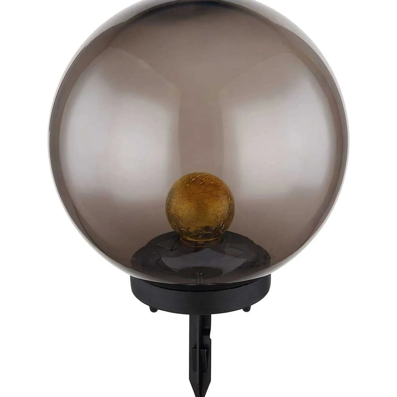 mutoni light Solarleuchte Glas Kunststoff Schwarz Amber Led> Solarleuchten
