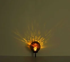 mutoni light Solarleuchte Glas Kunststoff Schwarz Amber Led><noscript><img width=