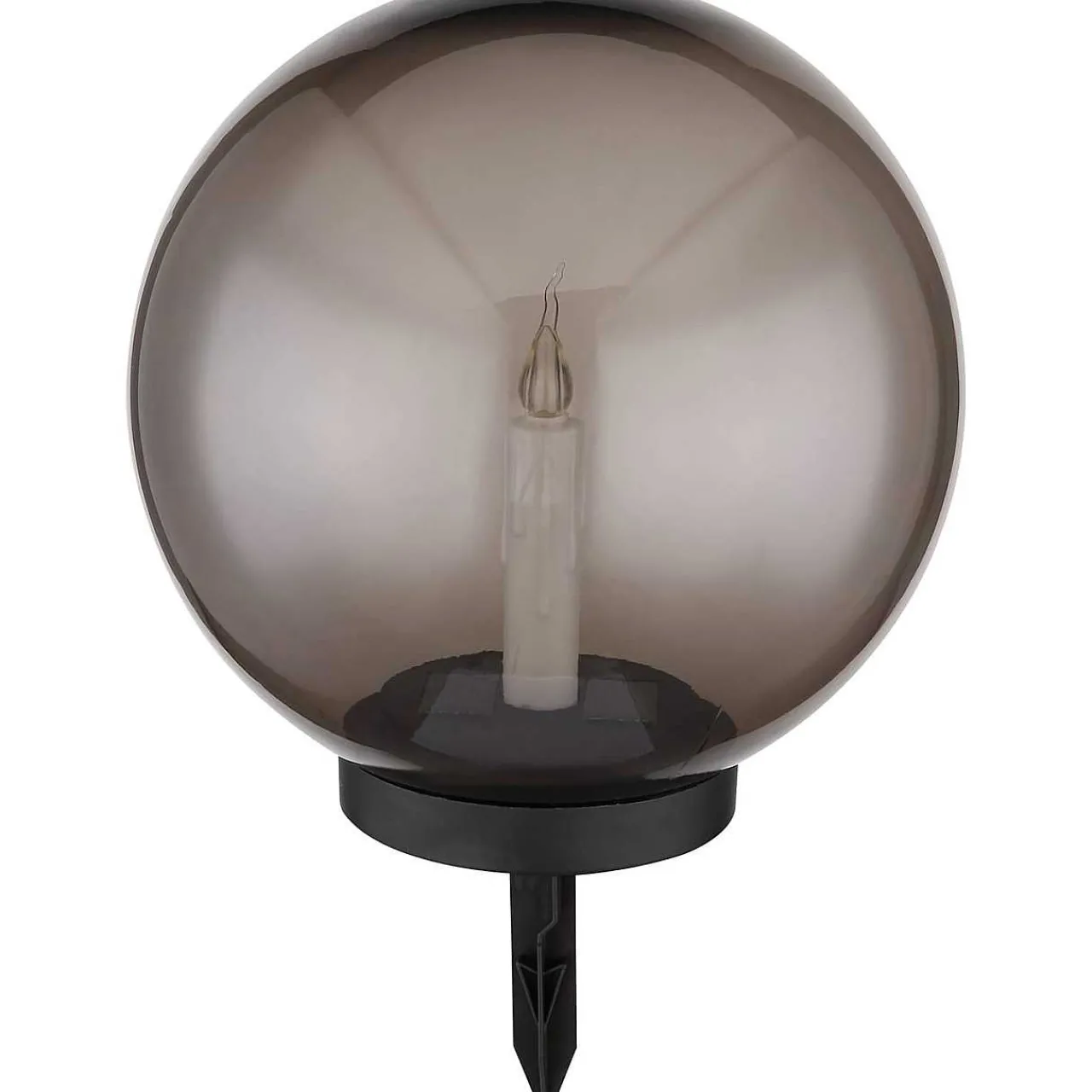 mutoni light Solarleuchte Kunststoff Schwarz Led Rauch Schwarz> Solarleuchten