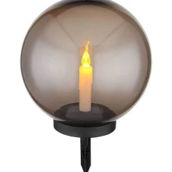 mutoni light Solarleuchte Kunststoff Schwarz Led Rauch Schwarz> Solarleuchten