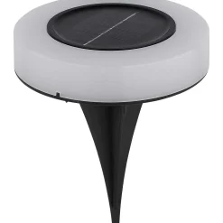 mutoni light Solarleuchte Kunststoff Schwarz 8Xled Opal Schwarz> Solarleuchten