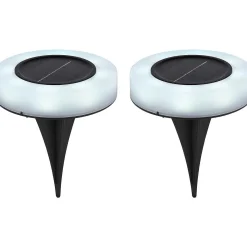 mutoni light Solarleuchte Kunststoff Schwarz 8Xled Opal Schwarz> Solarleuchten