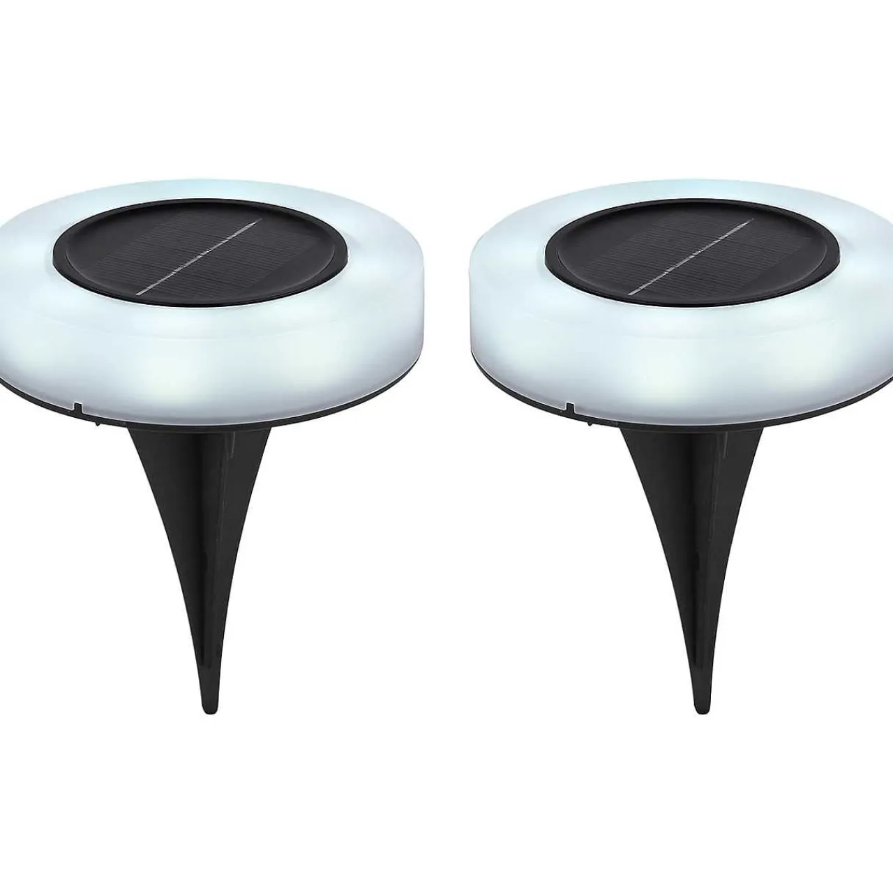 mutoni light Solarleuchte Kunststoff Schwarz 8Xled Opal Schwarz> Solarleuchten
