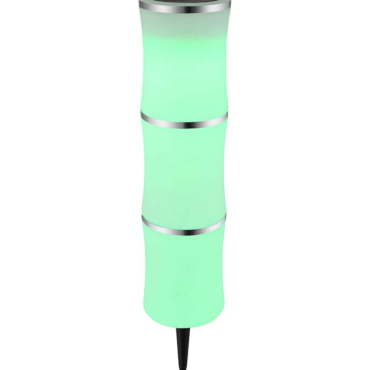mutoni light Solarleuchte Kunststoff Weiss Rgb Led> Solarleuchten