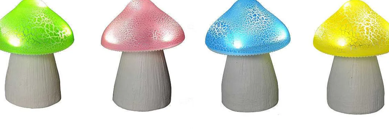 mutoni light Solarleuchte Pilz Grun> Solarleuchten