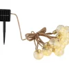 mutoni light Solar-Lichterkette Kunststoff Amber 50Xled> Lichterketten