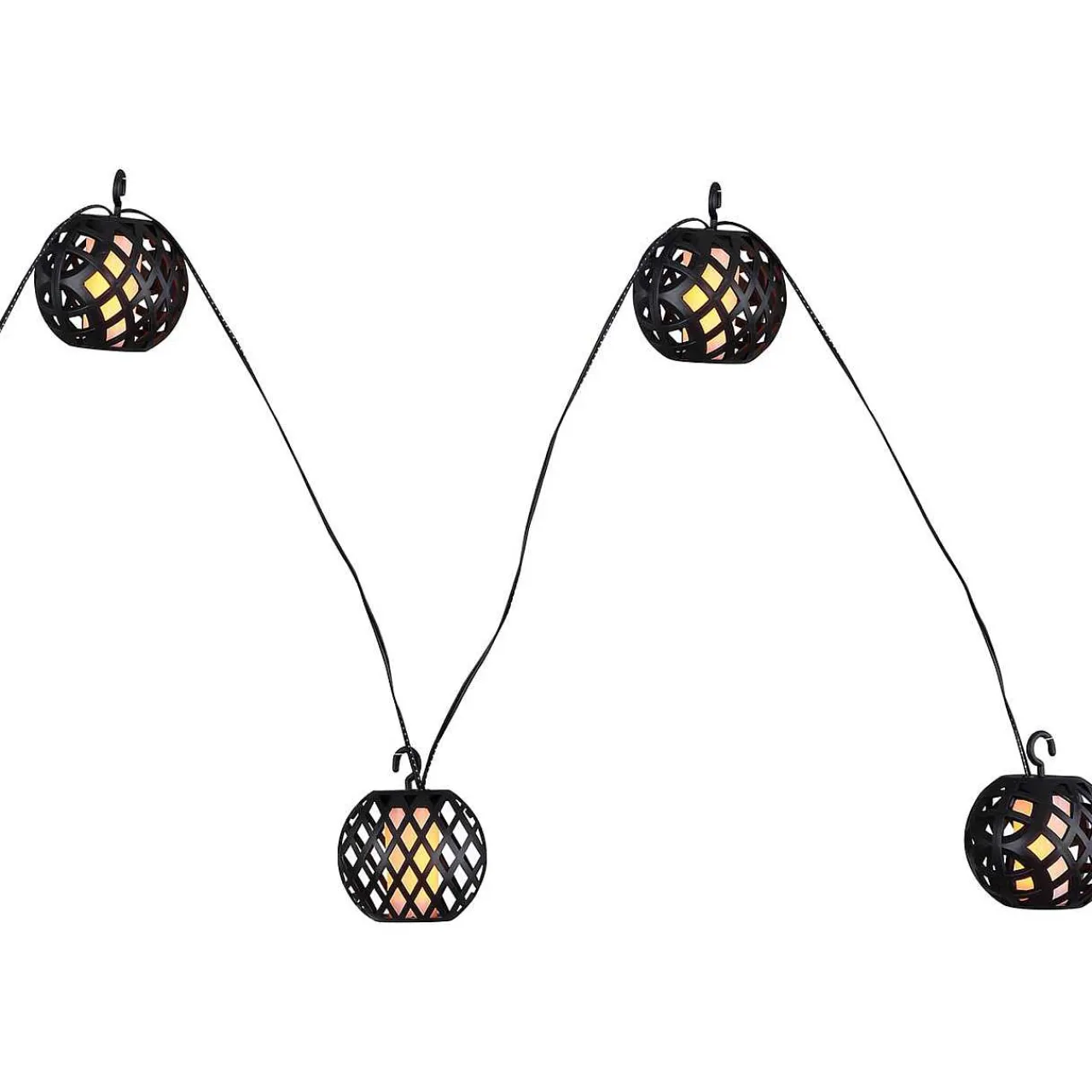 mutoni light Solar-Lichterkette Kunststoff Schwarz 98Xled> Lichterketten