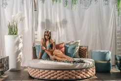mutoni ethnic Sonneninsel Daybed Manhattan Powder Pink> Daybeds Und Sonneninseln