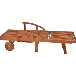 mutoni pleasure Sonnenliege Beverly Hills Eukalyptus Braun> Gartenliegen
