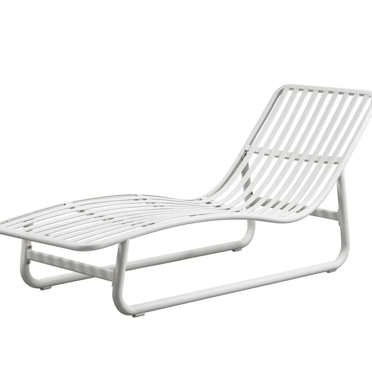 mutoni living Sonnenliege Birch Mit Kissen Natur/Weiss> Gartenliegen