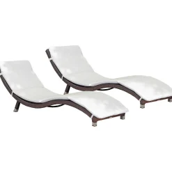 mutoni pleasure Sonnenliege Caracas Coffee Creme (2-Er Set)><noscript><img width=