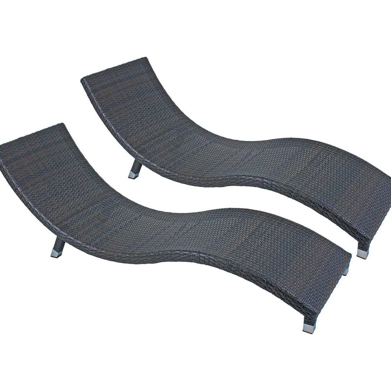 mutoni pleasure Sonnenliege Caracas Coffee Creme (2-Er Set)> Gartenliegen